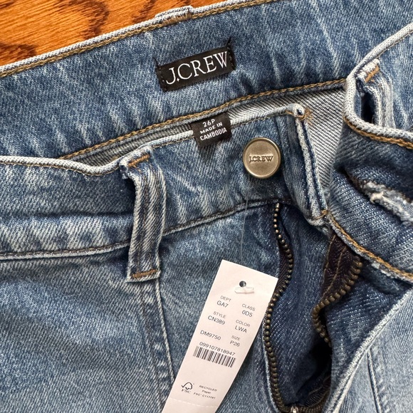 NWT J.Crew Camp Pocket Wide Leg Jeans 26P - Picture 6 of 7